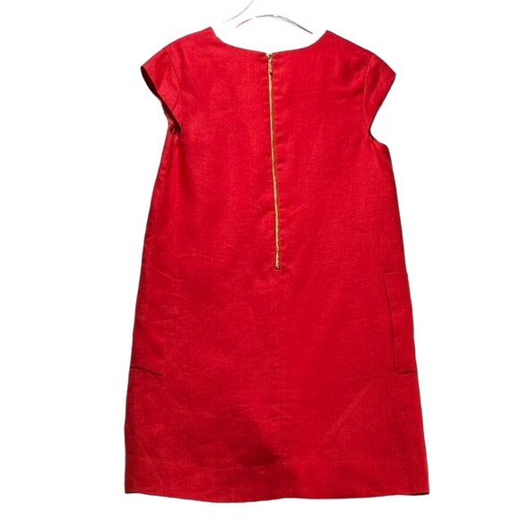 KATE SPADE Women's Polyester Red Mini Short Sleeve Breathable Comfortable Size 4 - Picture 8 of 14